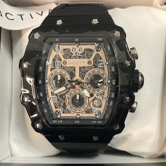 Activa Circuit Men’s 44mm Skeleton Dial Black Watch
ACW2305-007 - Picture 1 of 6